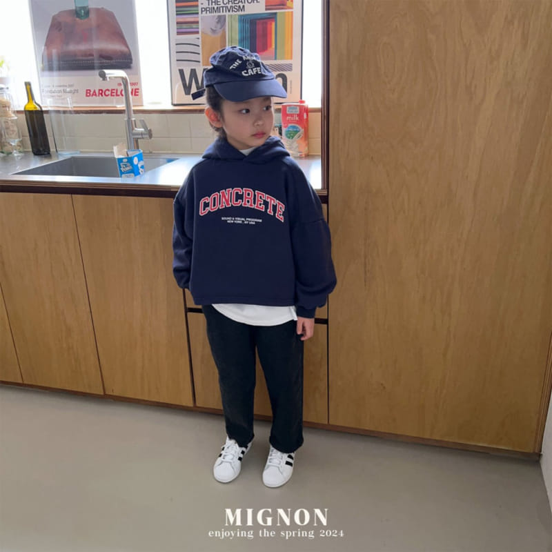 Mignon - Korean Children Fashion - #todddlerfashion - Lettering Crop Hoody - 8