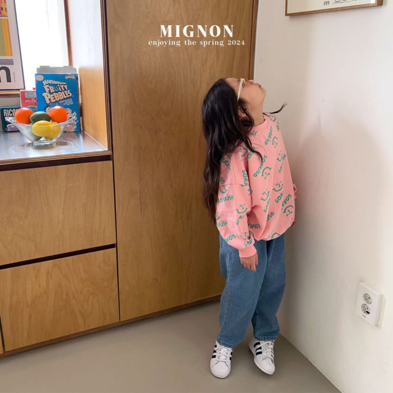 Mignon - Korean Children Fashion - #toddlerclothing - Face Sweatshirt - 6