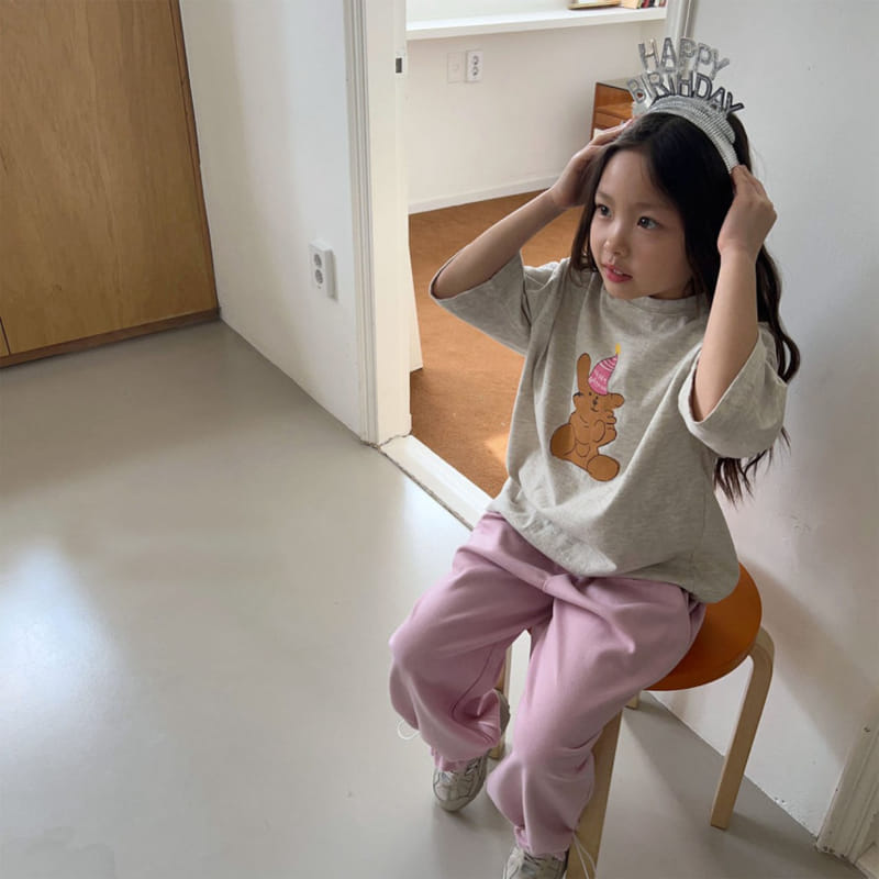 Mignon - Korean Children Fashion - #toddlerclothing - Birthday Tee - 5