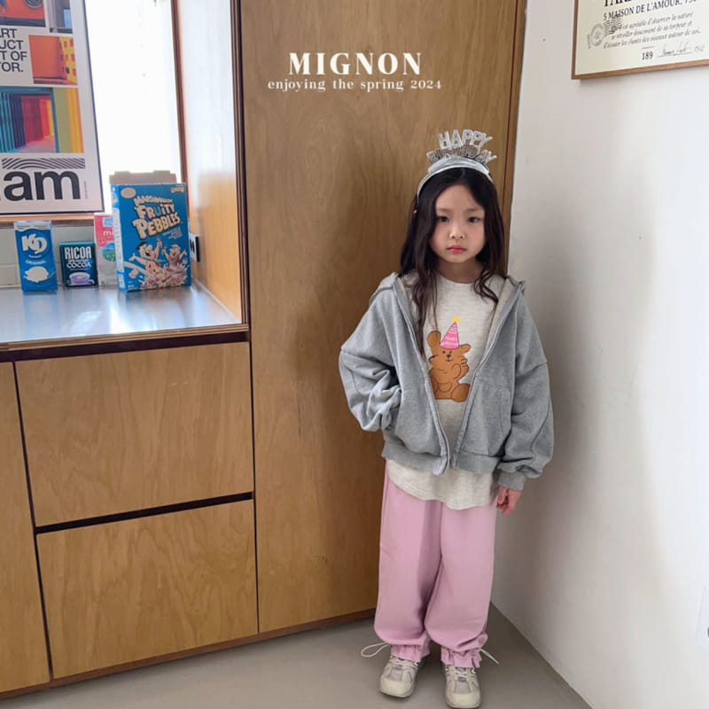 Mignon - Korean Children Fashion - #toddlerclothing - Smile Crop Zip Up - 10