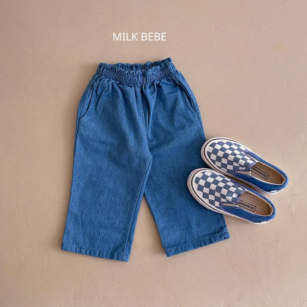 Milk Bebe - Korean Children Fashion - #toddlerclothing - Denim Pants