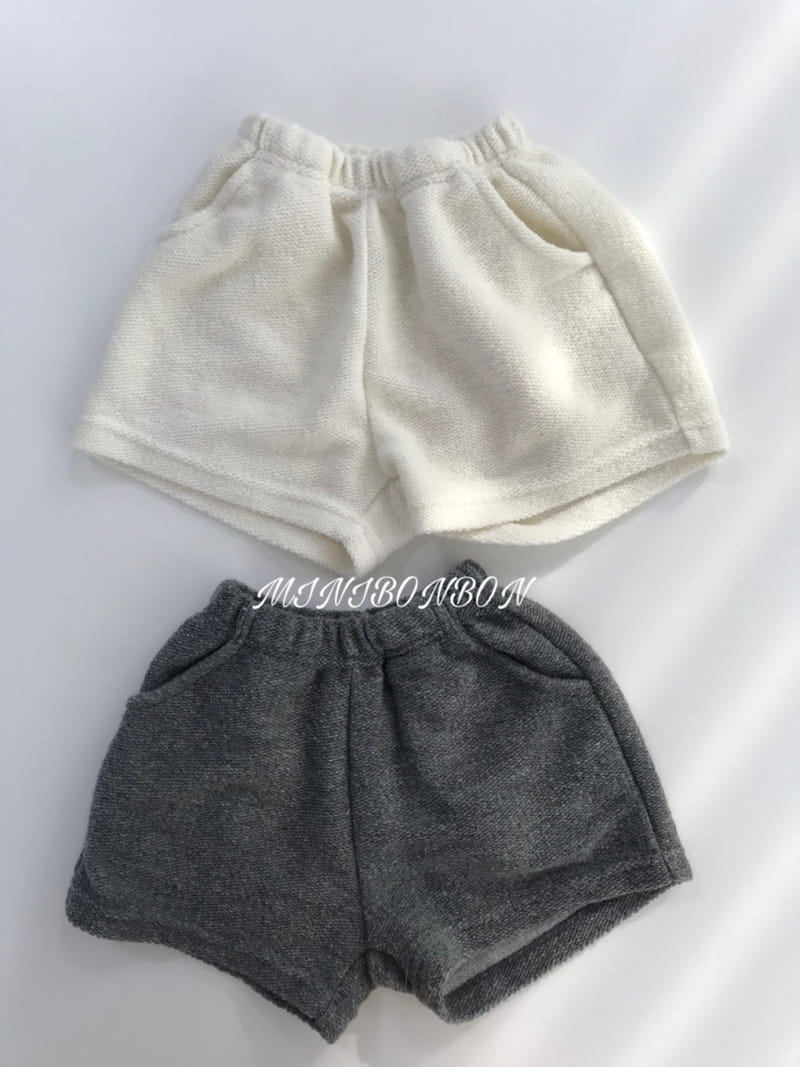 Mini Bongbong - Korean Children Fashion - #kidsstore - Knit Shorts
