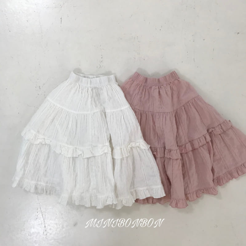 Mini Bongbong - Korean Children Fashion - #todddlerfashion - Three Layered Skirt With Mom