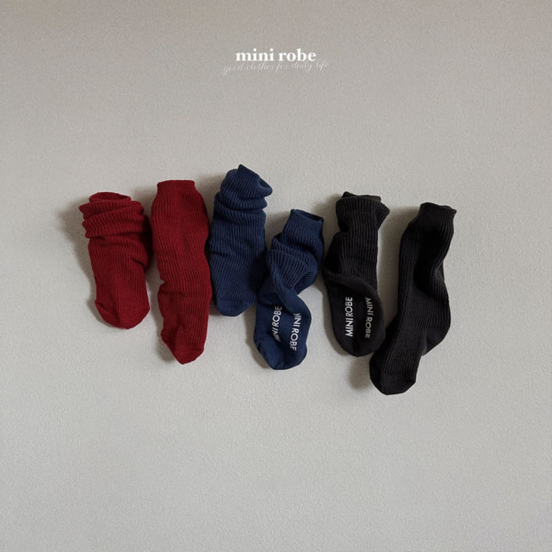 Mini Robe - Korean Baby Fashion - #onlinebabyshop - Vivid Socks Set - 2