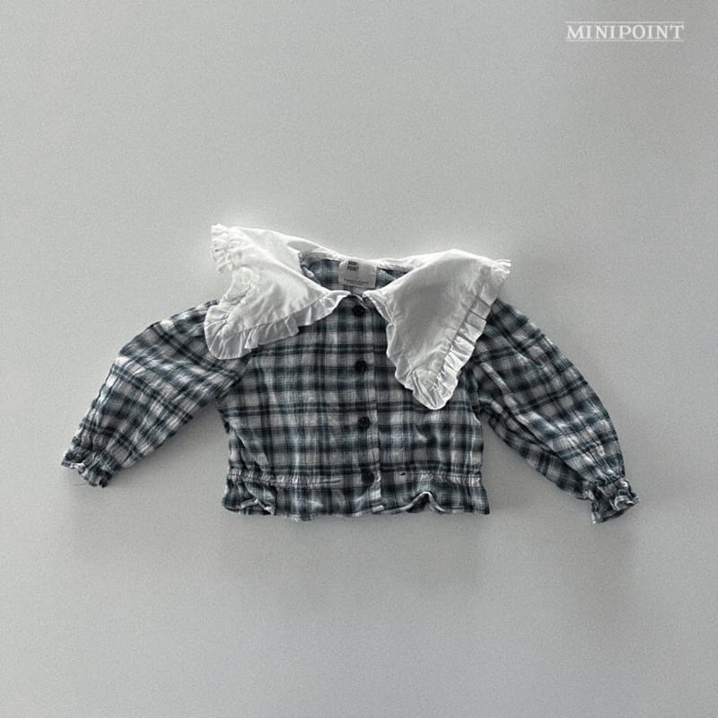 Minipoint - Korean Children Fashion - #Kfashion4kids - Big Collar Blouse