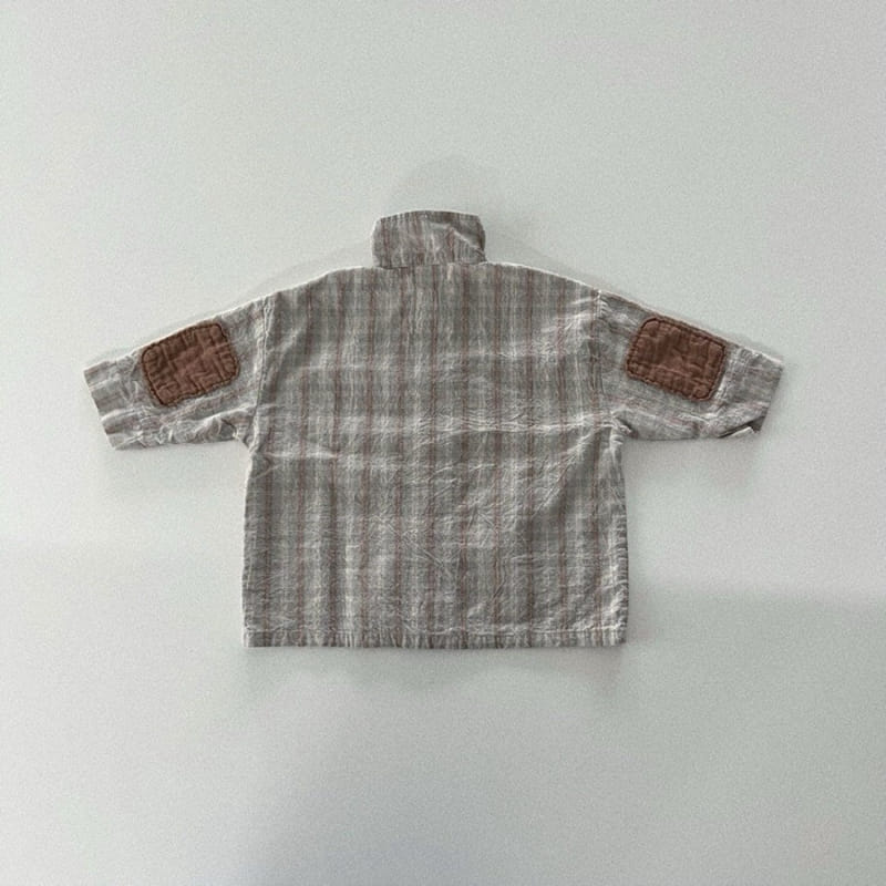 Minipoint - Korean Children Fashion - #childofig - Check Block Shirt - 2