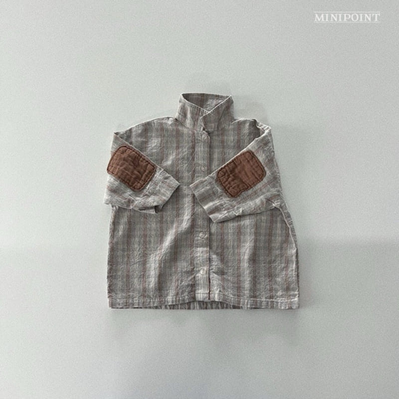 Minipoint - Korean Children Fashion - #childofig - Check Block Shirt - 3