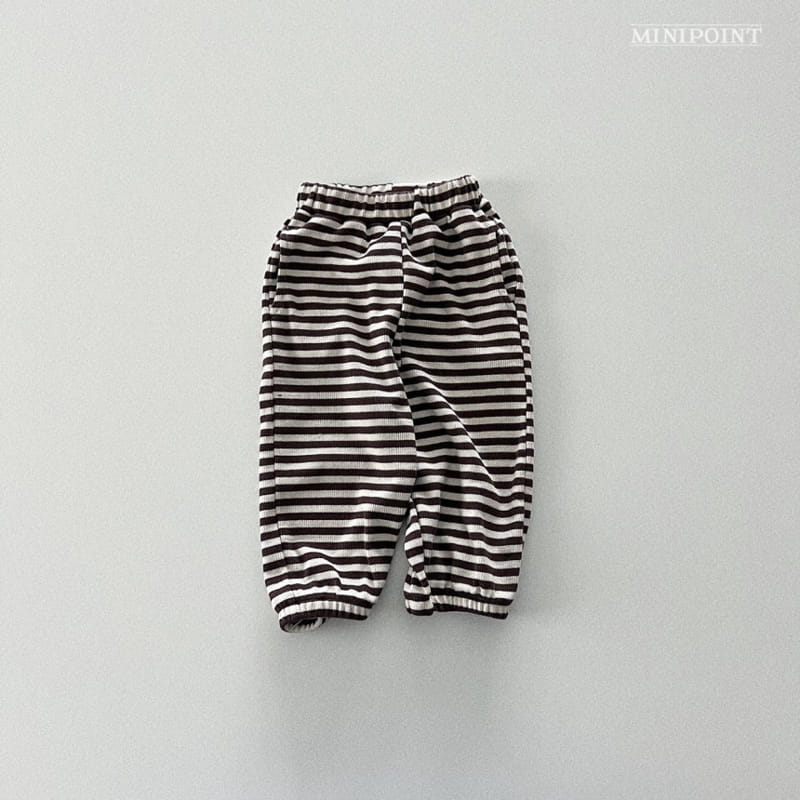 Minipoint - Korean Children Fashion - #childrensboutique - Choco Line Pants - 2
