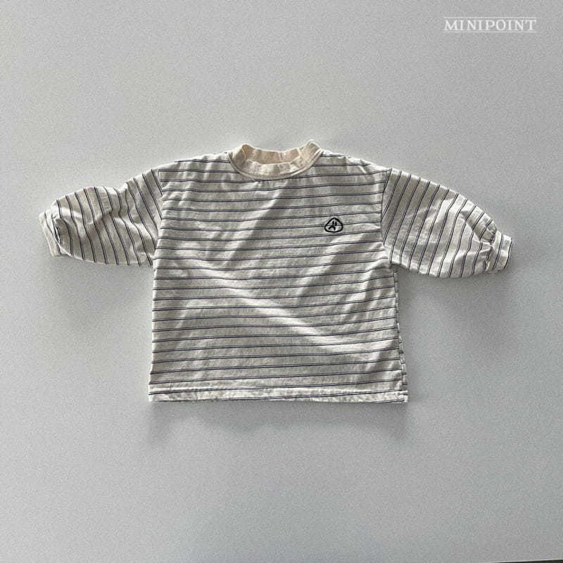 Minipoint - Korean Children Fashion - #discoveringself - Line Look Tee