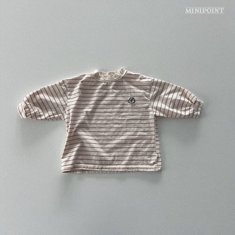 Minipoint - Korean Children Fashion - #fashionkids - Line Look Tee - 2