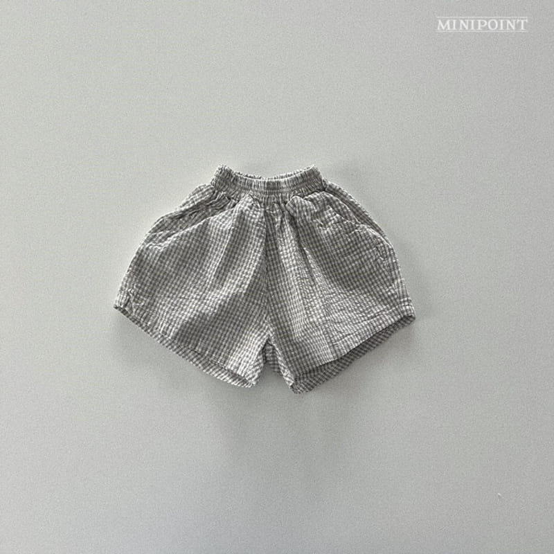 Minipoint - Korean Children Fashion - #kidsshorts - Check Sera Bottom 