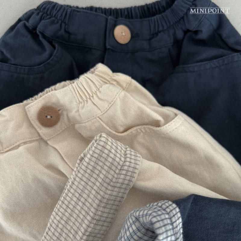 Minipoint - Korean Children Fashion - #kidsstore - Check Roll Up Pants - 5
