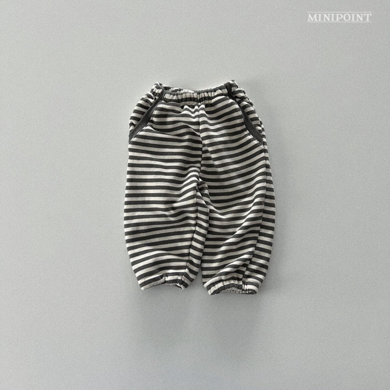 Minipoint - Korean Children Fashion - #kidsstore - Three Line Pants - 2