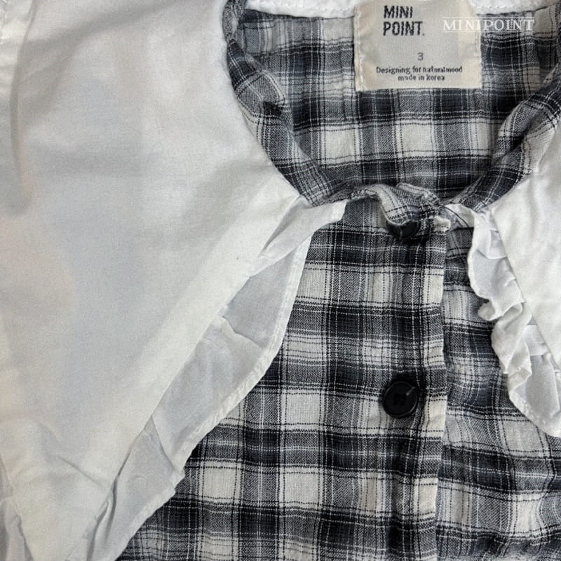 Minipoint - Korean Children Fashion - #littlefashionista - Big Collar Blouse - 2