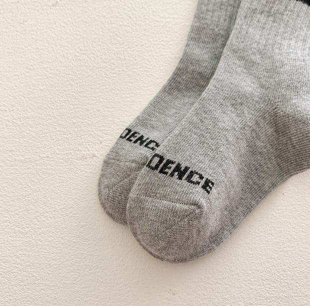 Miso - Korean Children Fashion - #childofig - Three Color Two Line Socks Set - 9
