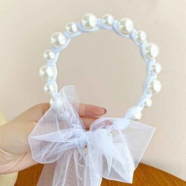 Miso - Korean Children Fashion - #childofig - Pearl Lace Hair Band