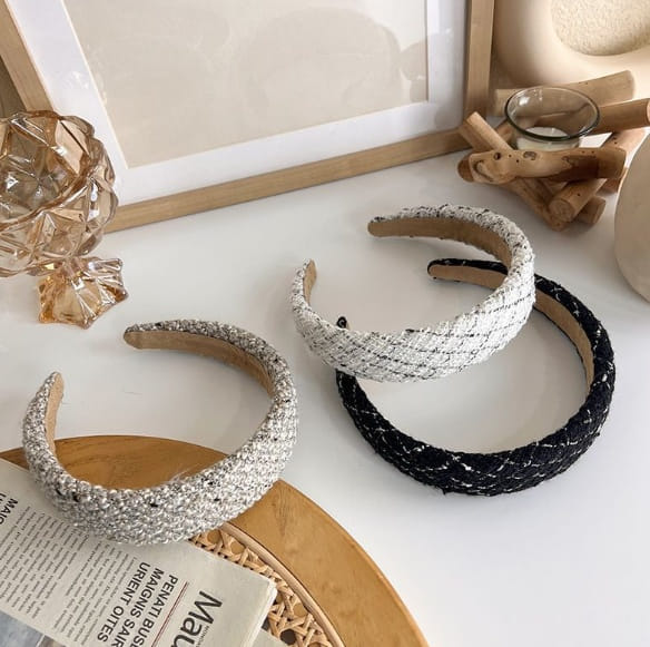 Miso - Korean Children Fashion - #childofig - Tweed Hair Band - 6