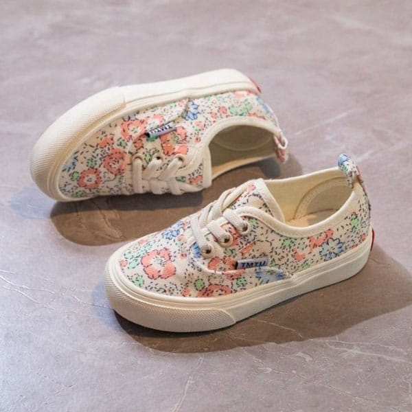 Miso - Korean Children Fashion - #childrensboutique - Flower Sneakers - 2