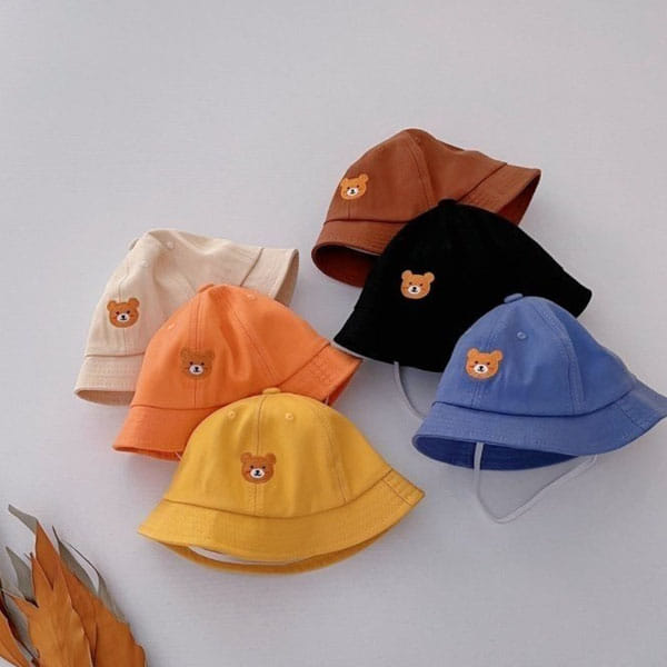 Miso - Korean Children Fashion - #childrensboutique - Bear Bucket Hat