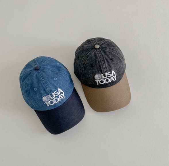 Miso - Korean Children Fashion - #childofig - Today Denim Cap - 4