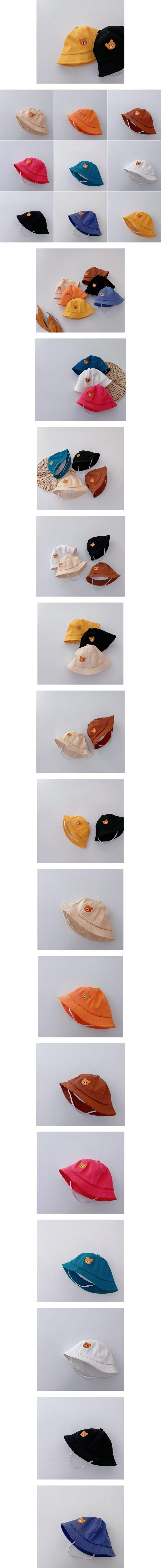 Miso - Korean Children Fashion - #designkidswear - Bear Bucket Hat - 2