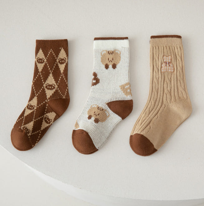 Miso - Korean Children Fashion - #kidsshorts - Different Socks - 6