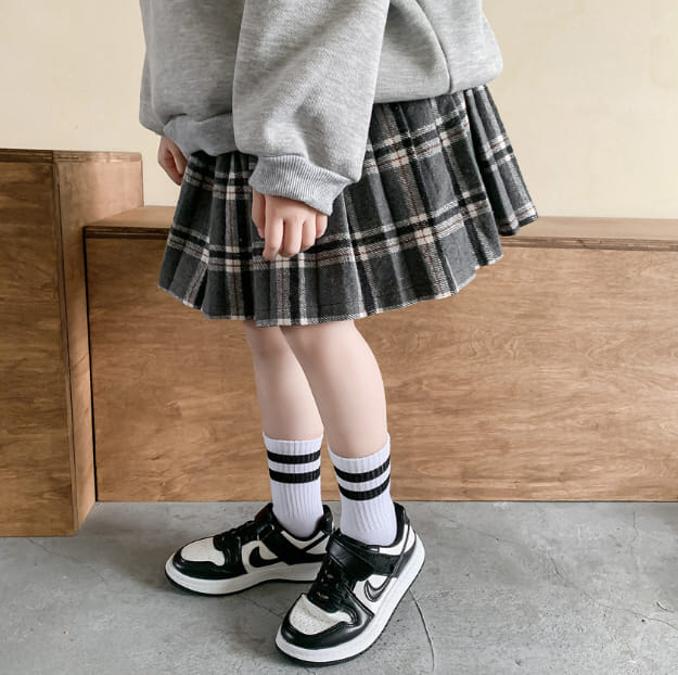 Miso - Korean Children Fashion - #littlefashionista - Three Color Two Line Socks Set - 2