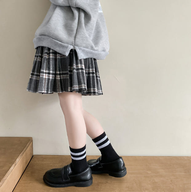 Miso - Korean Children Fashion - #magicofchildhood - Three Color Two Line Socks Set - 4