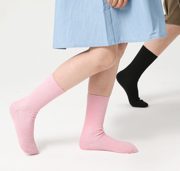 Miso - Korean Children Fashion - #prettylittlegirls - Day Small Rib Socks Set - 6