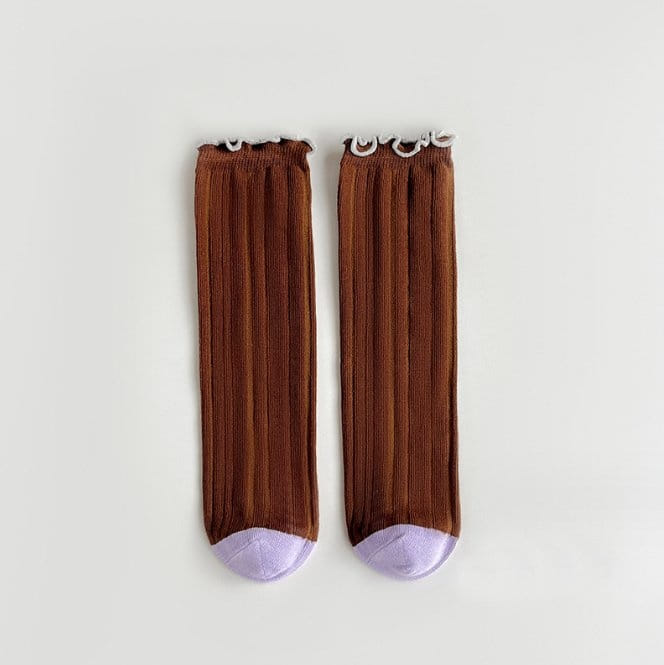 Miso - Korean Children Fashion - #todddlerfashion - Point Shirring Socks  - 11