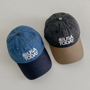 Miso - Korean Children Fashion - #toddlerclothing - Today Denim Cap
