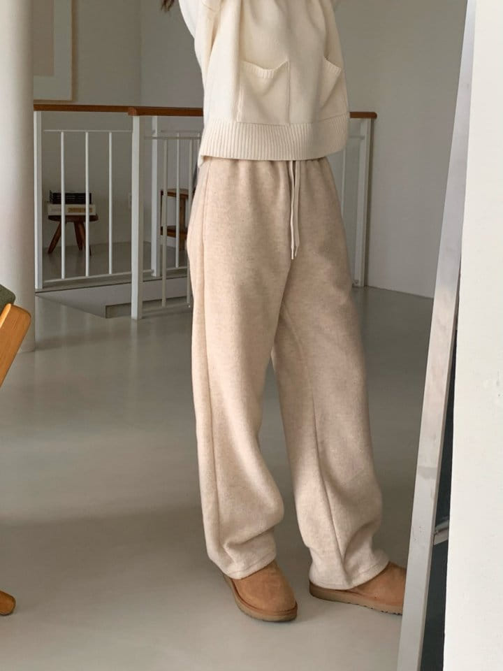 Moani - Korean Women Fashion - #momslook - Cozy W Banded Sweat Pants - 6
