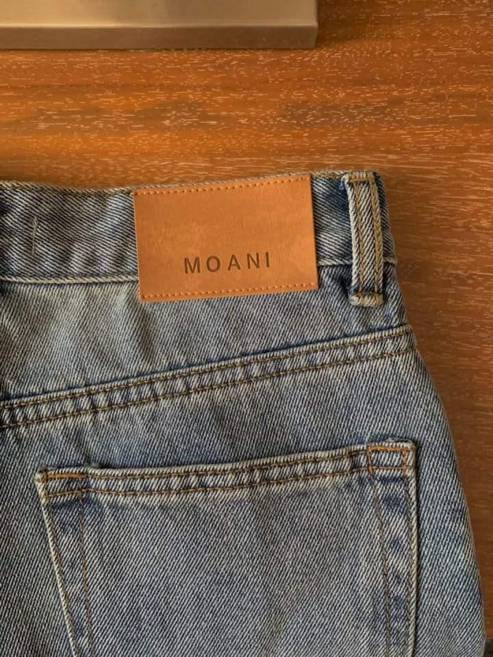 Moani - Korean Women Fashion - #momslook - Semi Pleared Denim Pants  - 2