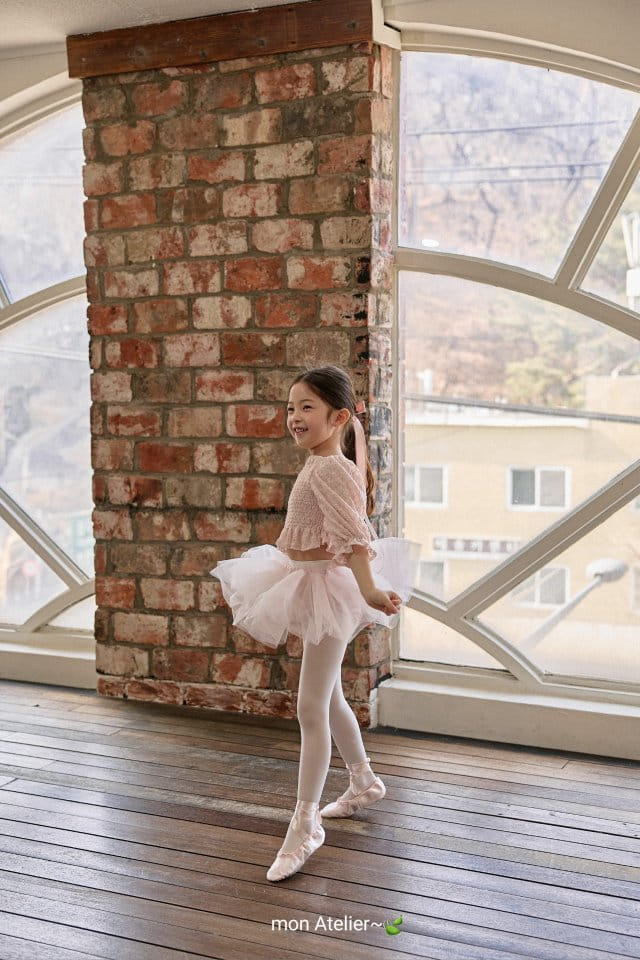 Mon Atelier - Korean Children Fashion - #childrensboutique - Swan Ballet Top Bottom Set