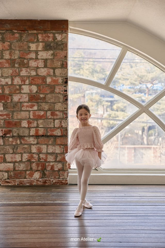 Mon Atelier - Korean Children Fashion - #designkidswear - Swan Ballet Top Bottom Set - 2