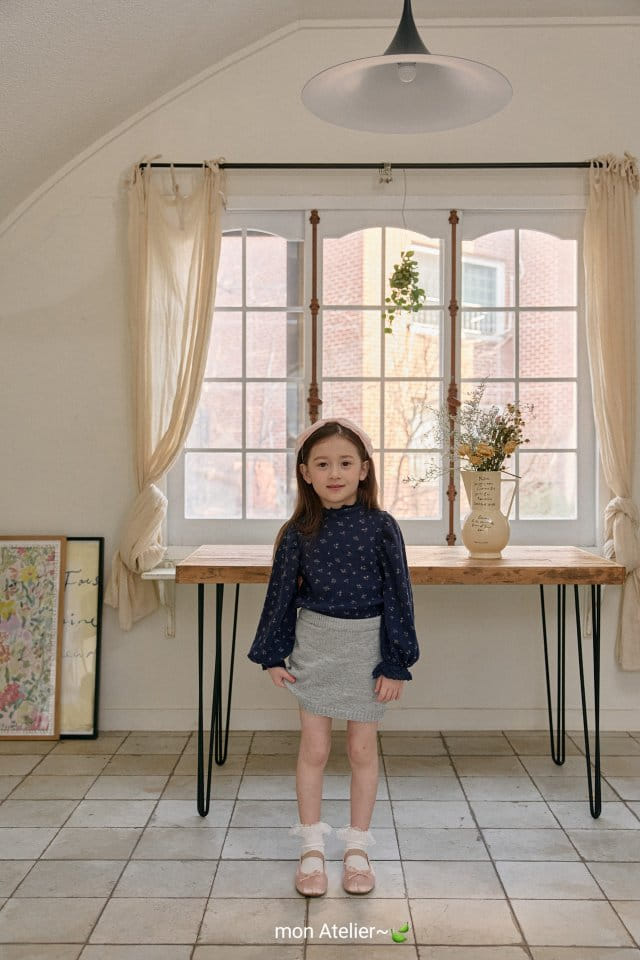 Mon Atelier - Korean Children Fashion - #discoveringself - Simple Knit Skirt - 8