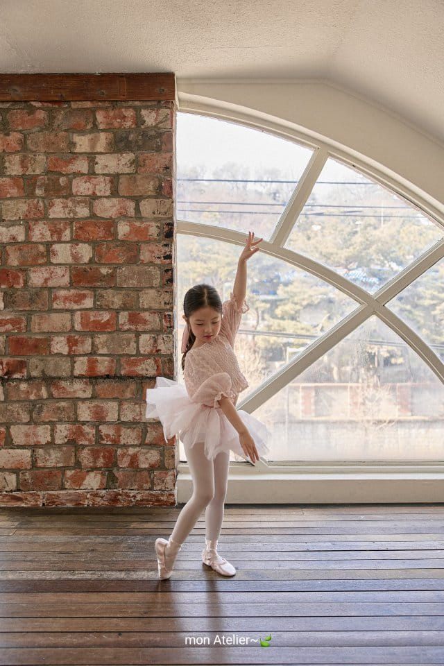 Mon Atelier - Korean Children Fashion - #discoveringself - Swan Ballet Top Bottom Set - 4