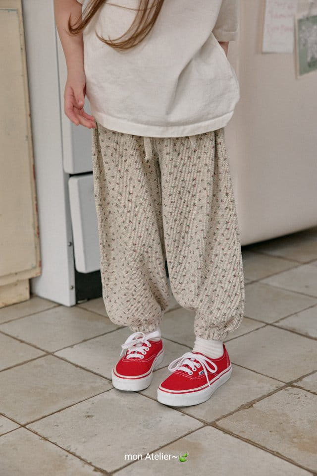 Mon Atelier - Korean Children Fashion - #kidsshorts - Waffle Jogger Pants - 9