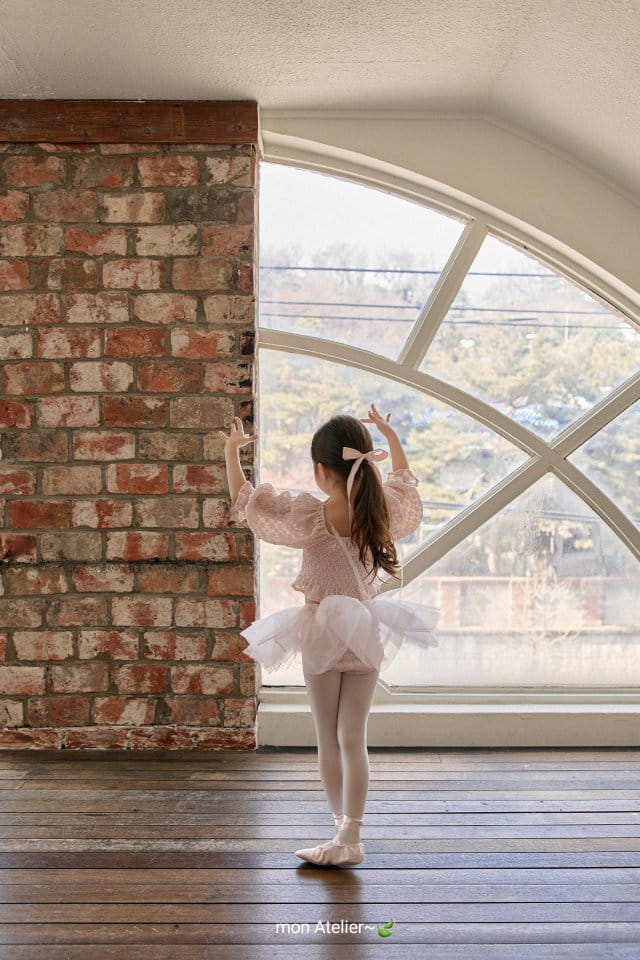 Mon Atelier - Korean Children Fashion - #kidsshorts - Swan Ballet Top Bottom Set - 5