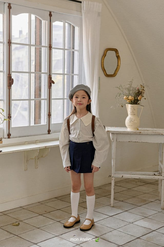 Mon Atelier - Korean Children Fashion - #kidsshorts - Sailor Blouse