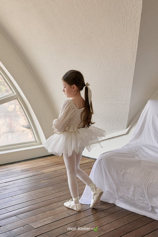 Mon Atelier - Korean Children Fashion - #minifashionista - Swan Ballet Top Bottom Set - 11
