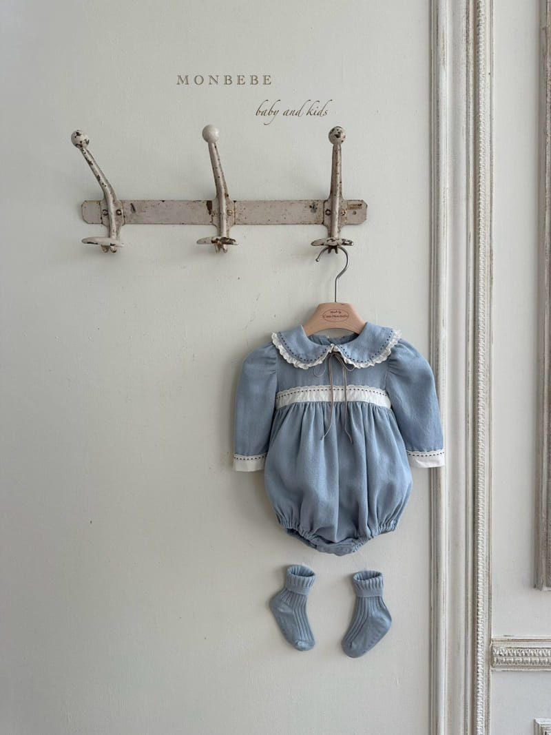 Monbebe - Korean Baby Fashion - #babyoutfit - Cailor Body Suit - 6