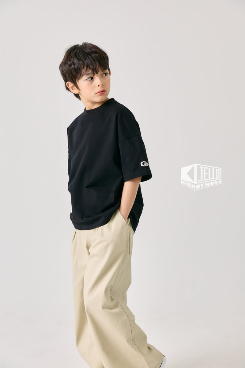 Monjello - Korean Children Fashion - #childofig - One Pocket Short Sleeve Tee - 2
