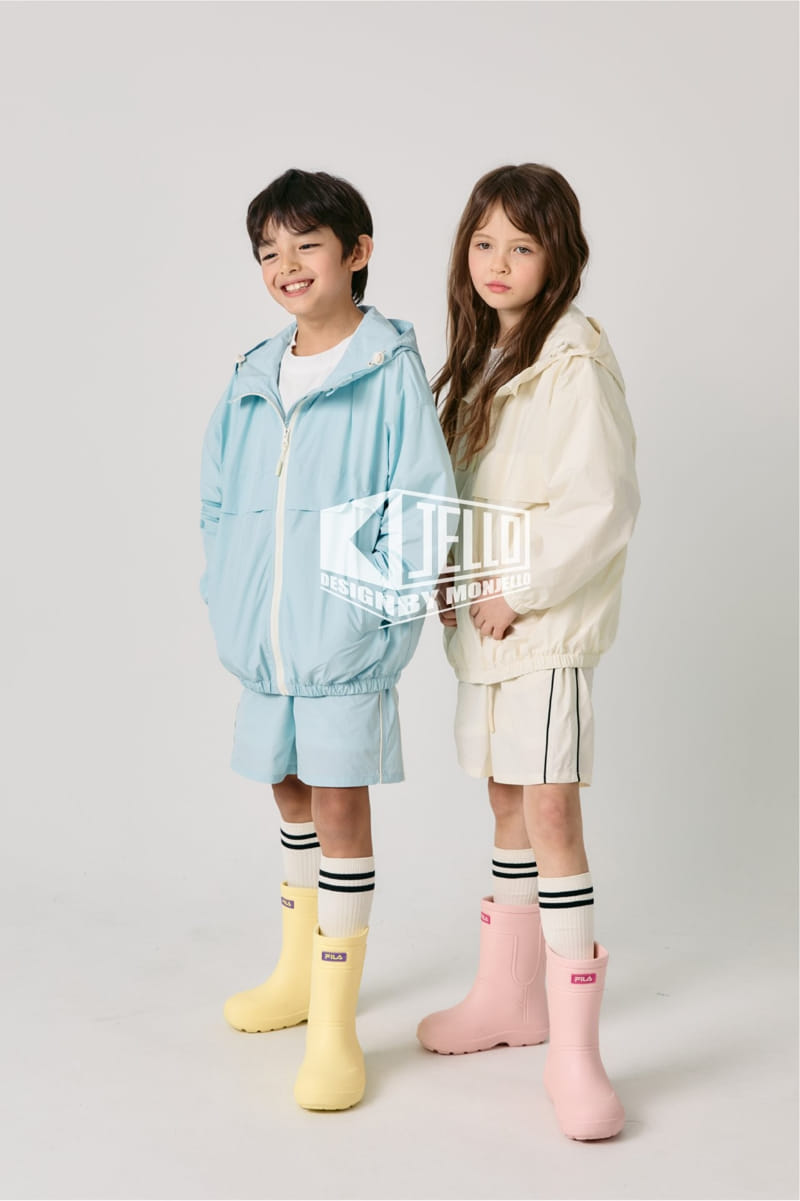 Monjello - Korean Children Fashion - #fashionkids - Milano Windbreak Top Bottom Set