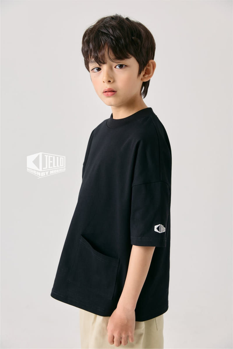 Monjello - Korean Children Fashion - #prettylittlegirls - One Pocket Short Sleeve Tee