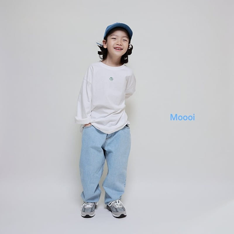 Mooi Store - Korean Children Fashion - #Kfashion4kids - Smile Embroidery Denim - 3
