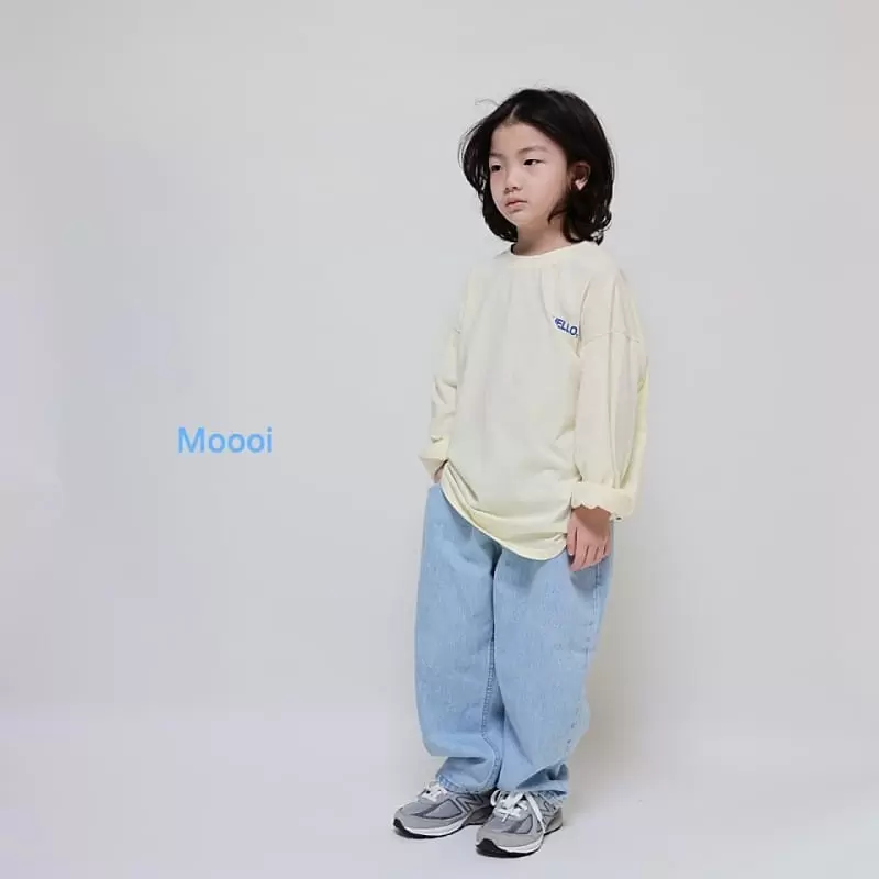 Mooi Store - Korean Children Fashion - #childofig - Smile Embroidery Denim - 9