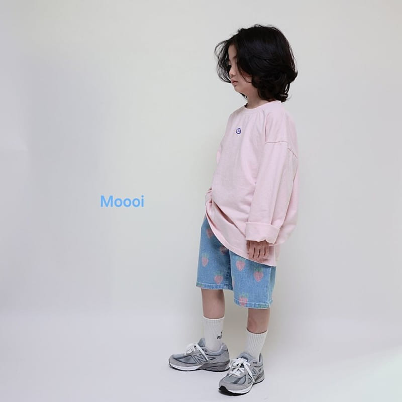 Mooi Store - Korean Children Fashion - #childofig - Strawberry Denim Shorts - 2