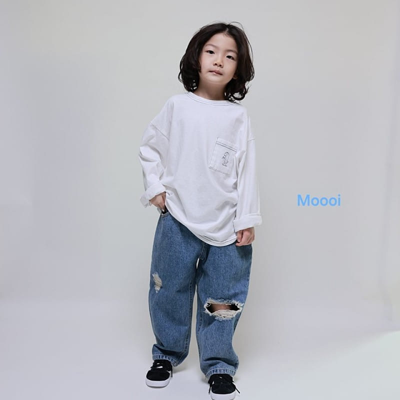 Mooi Store - Korean Children Fashion - #childofig - Vintage Denim Pants