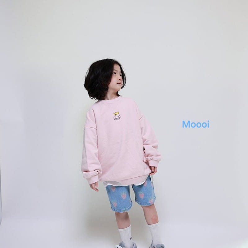 Mooi Store - Korean Children Fashion - #childofig - Strawberry Denim Shorts - 4